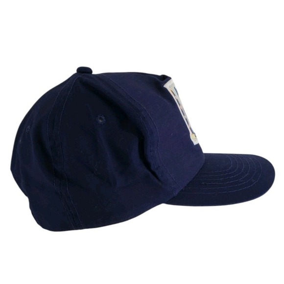 Vtg Houston Astos Snapback Hat Cap Baseball Navy Blue Onesize Drew Pearson 1980s - Picture 3 of 12